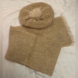 Hemmings at Donegal Design mohair beret & scarf